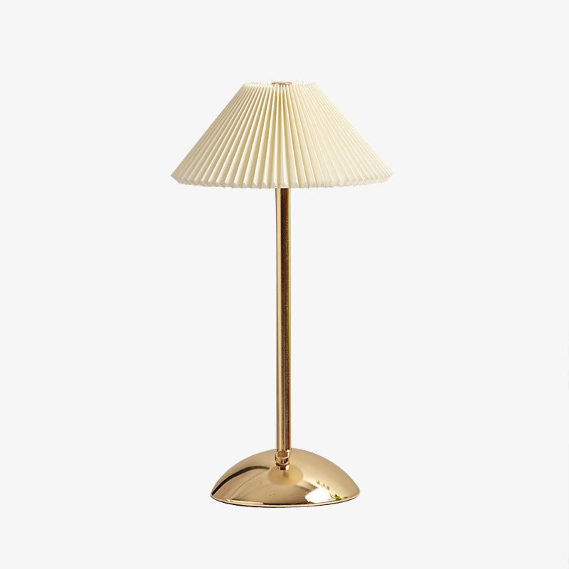 Enara Pleated Bedside Table Lamp