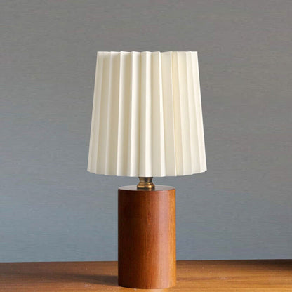 Marlow Pleated Wood Table Lamp