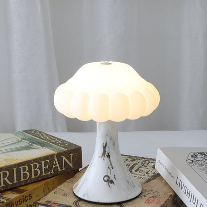 Luna Rechargeable Mushroom Table Lamp