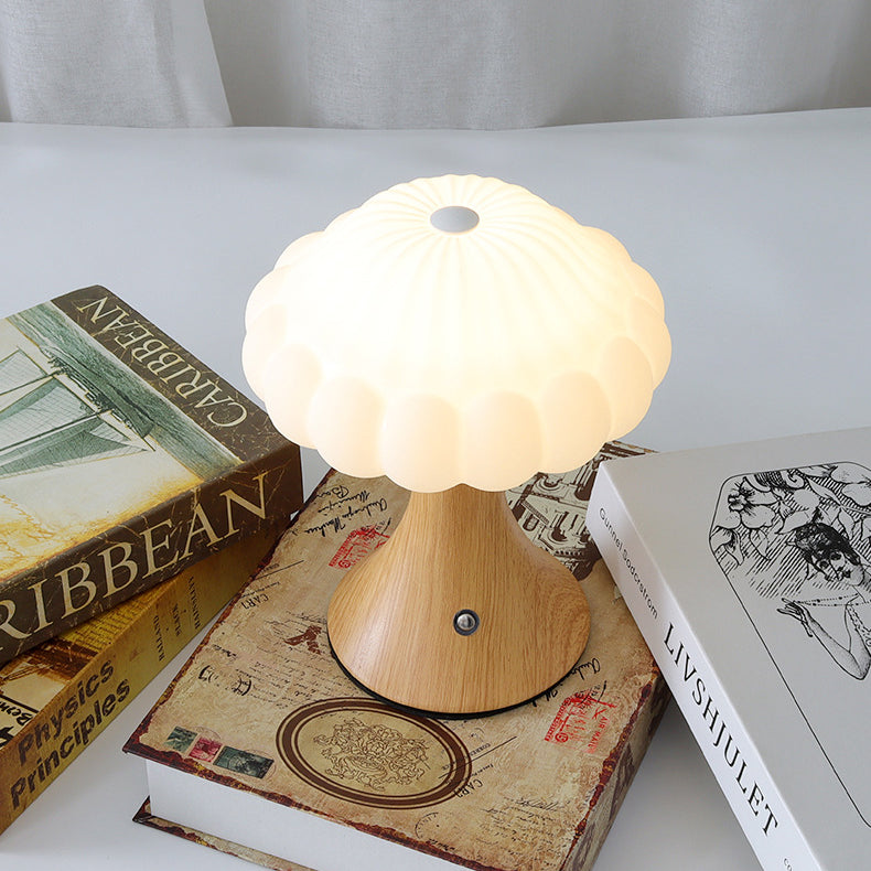 Luna Rechargeable Mushroom Table Lamp