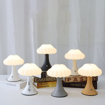Luna Rechargeable Mushroom Table Lamp