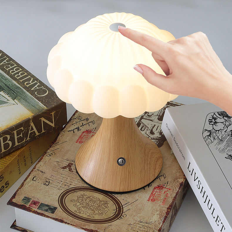 Luna Rechargeable Mushroom Table Lamp