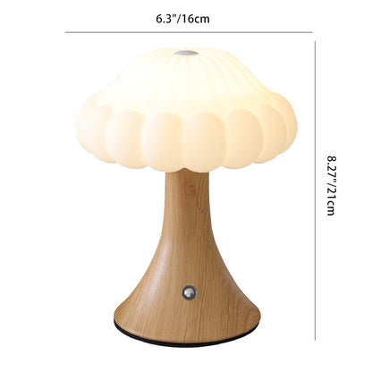 Luna Rechargeable Mushroom Table Lamp