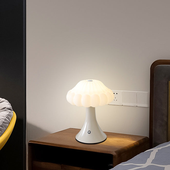 Luna Rechargeable Mushroom Table Lamp