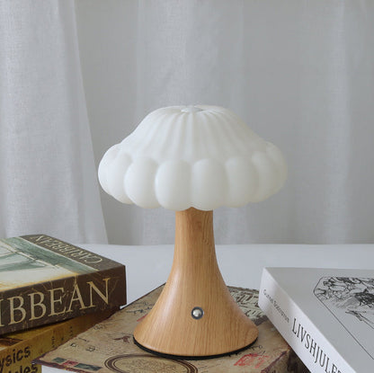 Luna Rechargeable Mushroom Table Lamp