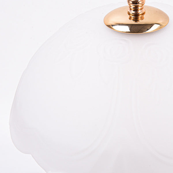 Roselle Frosted Dome Table Lamp