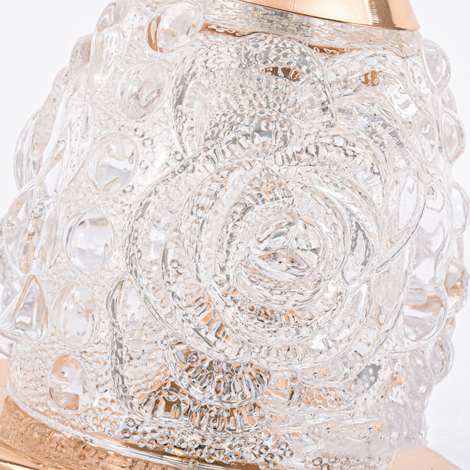 Roselle Frosted Dome Table Lamp