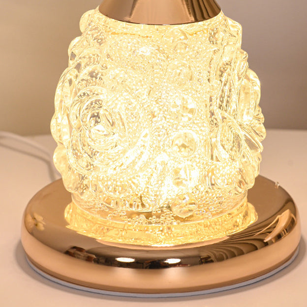 Roselle Frosted Dome Table Lamp