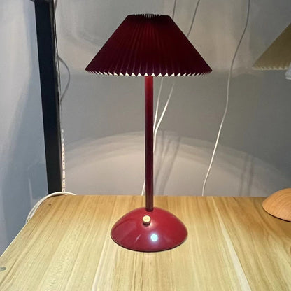 Enara Pleated Bedside Table Lamp